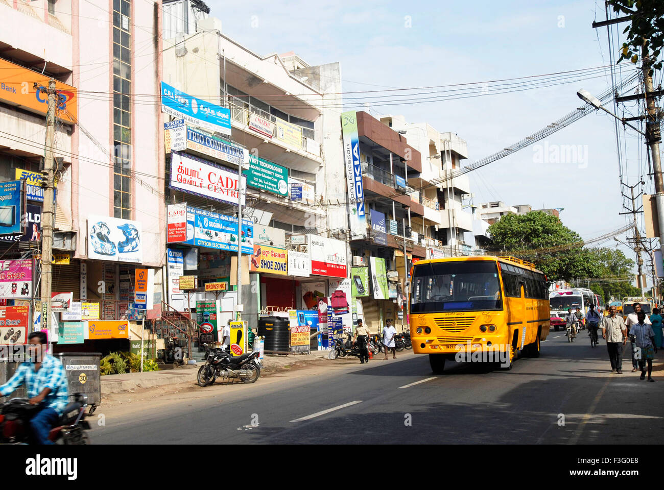 Tirupur town ; Tiruppur ; Tamil Nadu ; India ; asia Stock Photo