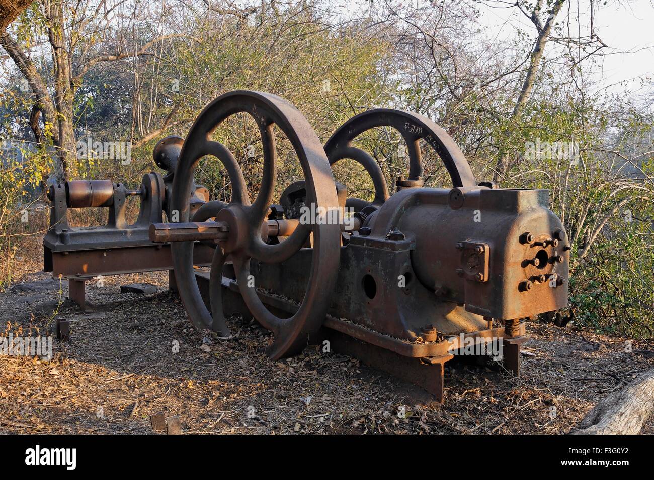 Old antique pump ; India ; Asia Stock Photo