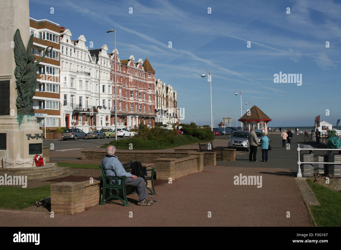 bexhill on sea sussex seafront Stock Photo Alamy