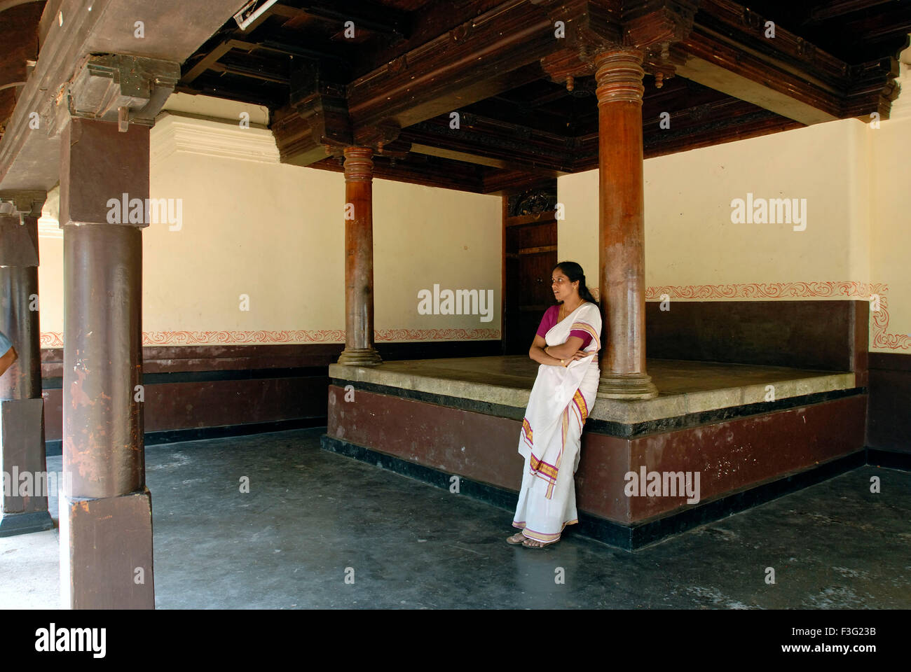 330 years old Paliath Achan's Kovilakam called Kottaram Dutch palace in Chendamangalam ; Kerala Stock Photo