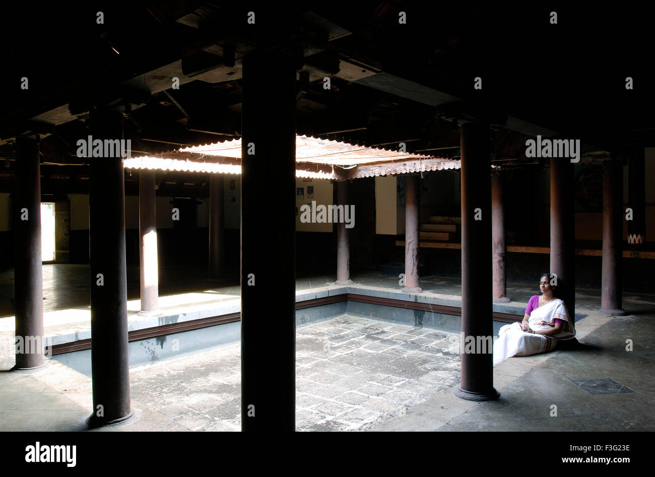 330 years old Paliath Achan's Kovilakam called Kottaram which was built by the Dutch ; Dutch palace in Chendamangalam ; Kerala Stock Photo