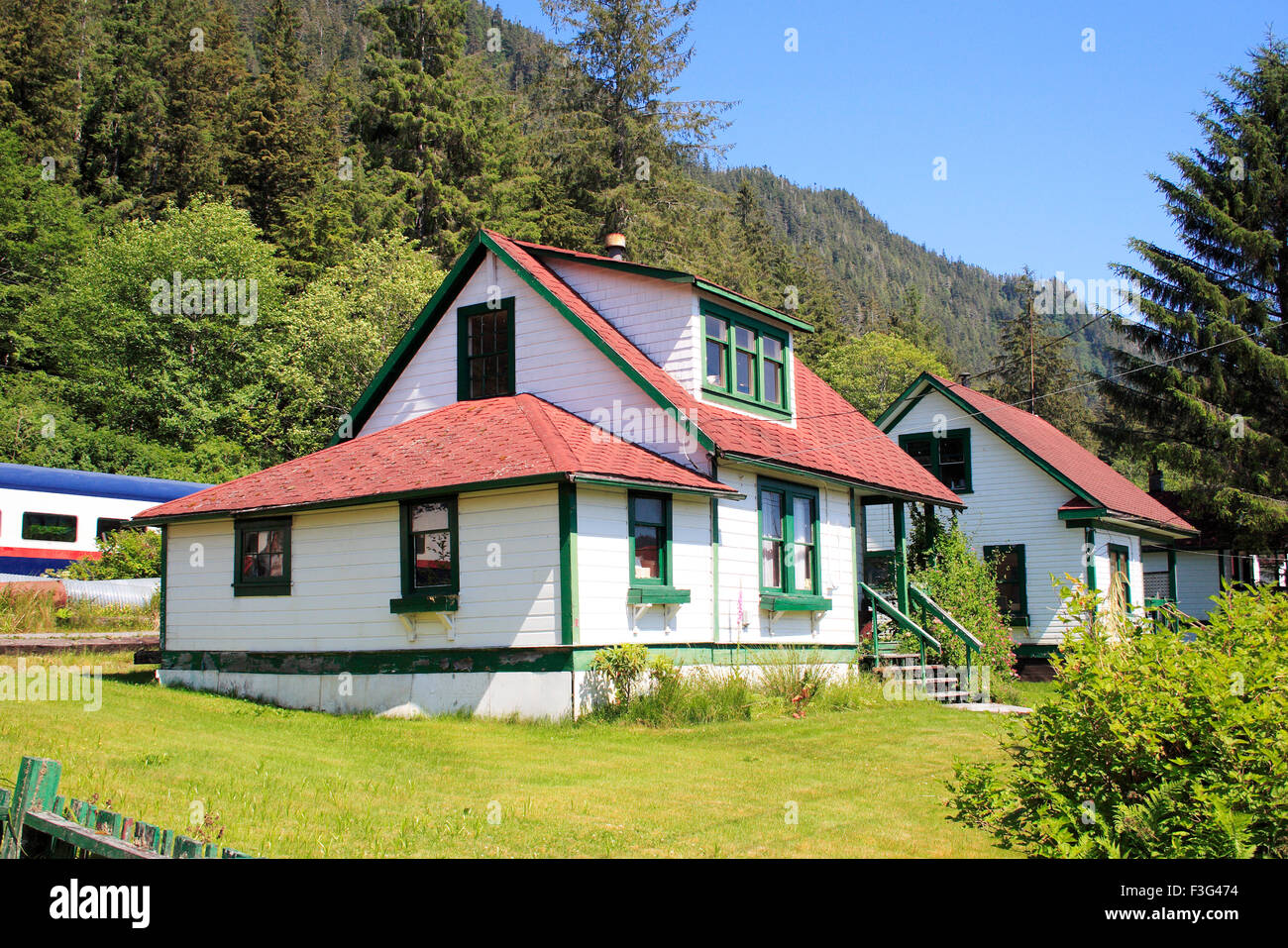 A house ; Prince Rupert ; British Columbia ; Canada Stock Photo Alamy