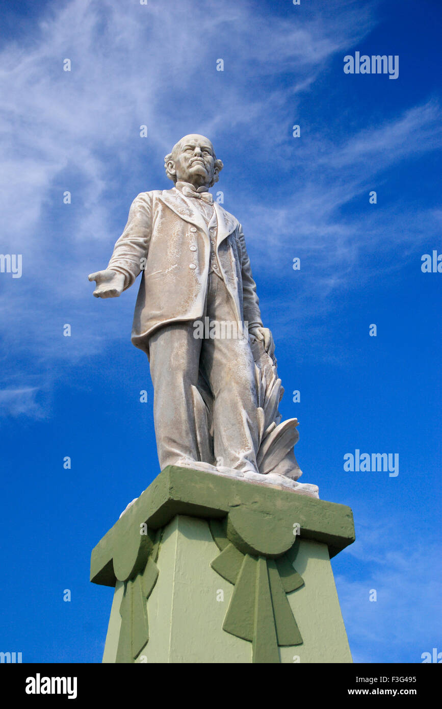 Statue of Juan Miguel Castro ; founder of Progresso ; Progresso ; Mexico Stock Photo