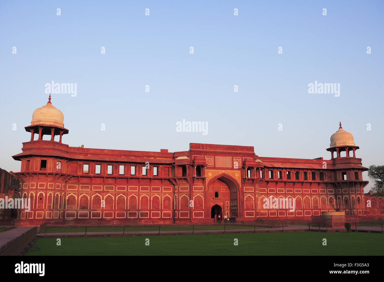 Agra Fort Built In 16th Century By Mughal Emperor Made By Red Sand