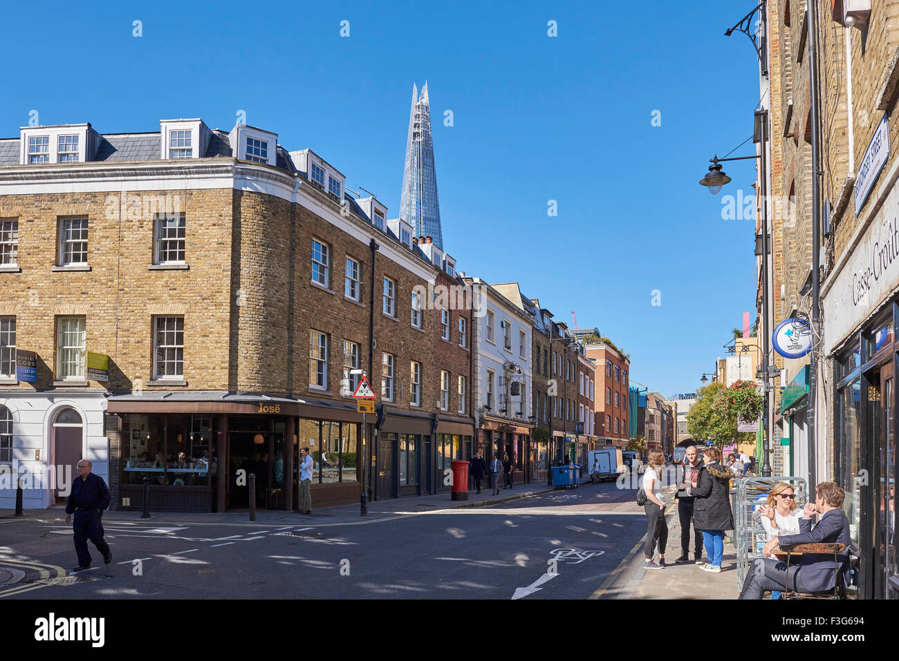 Bermondsey Street, London, UK Stock Photo