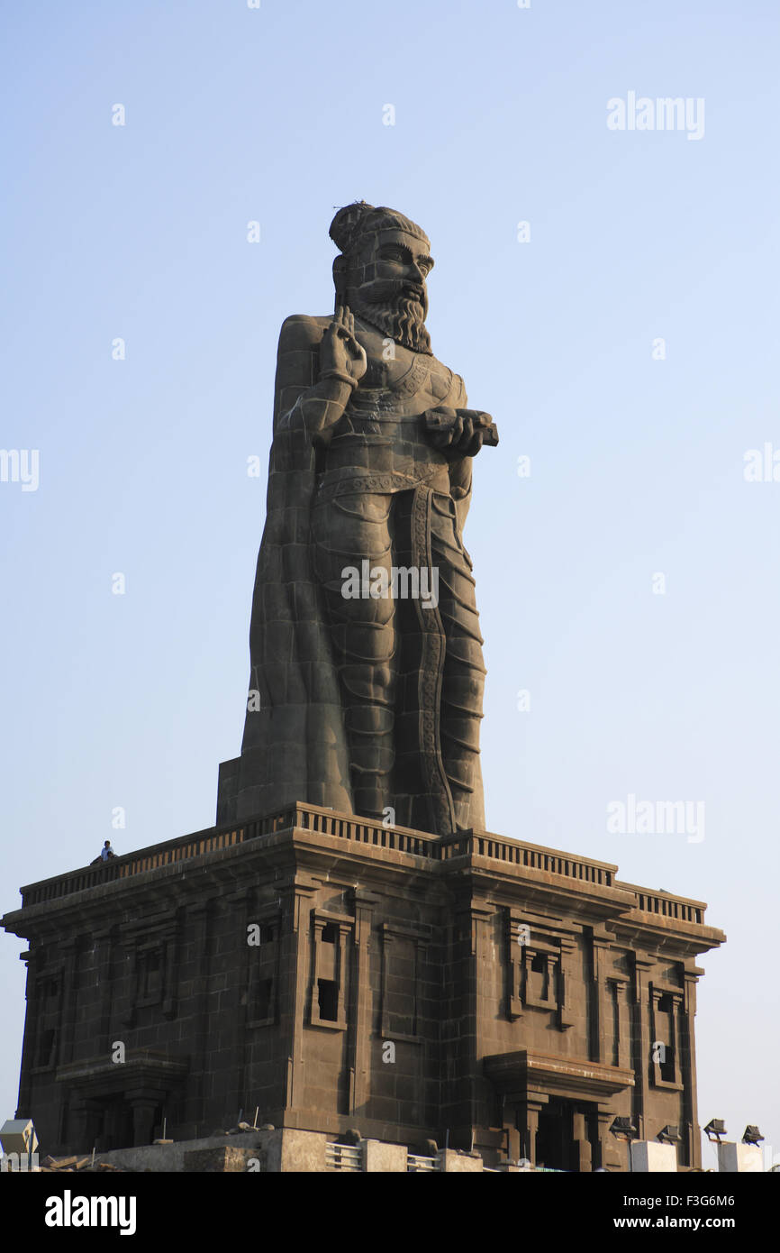 Statue of Tamil Poet Thiruvalluvar located on Rocky Island