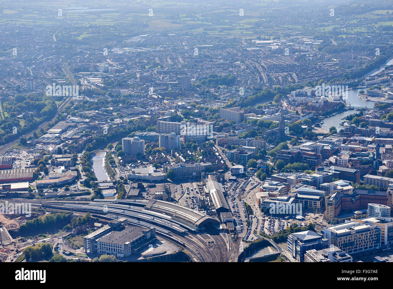 Bristol City Centre Aerial View High Resolution Stock Photography and Images Alamy