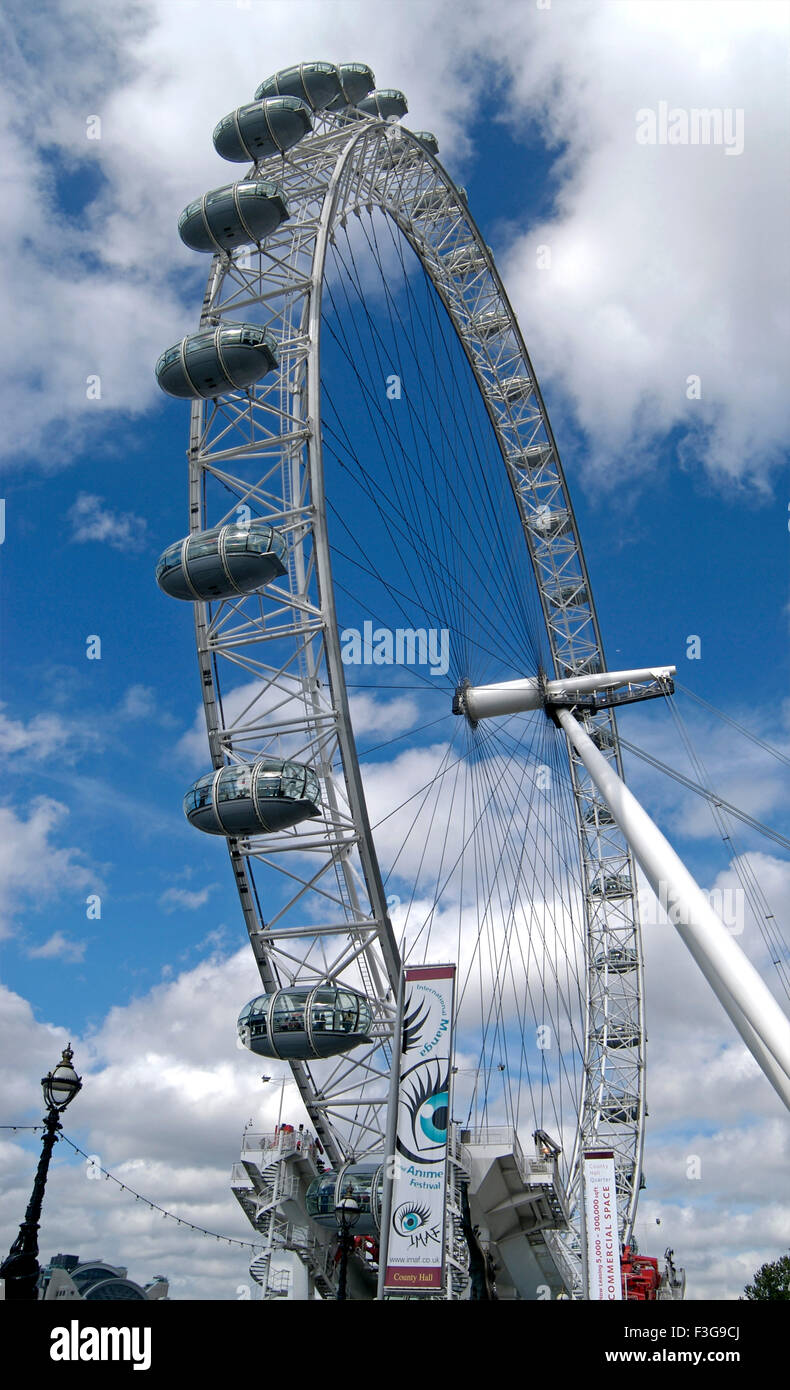 London Eye, Millennium Wheel, cantilevered observation wheel, River