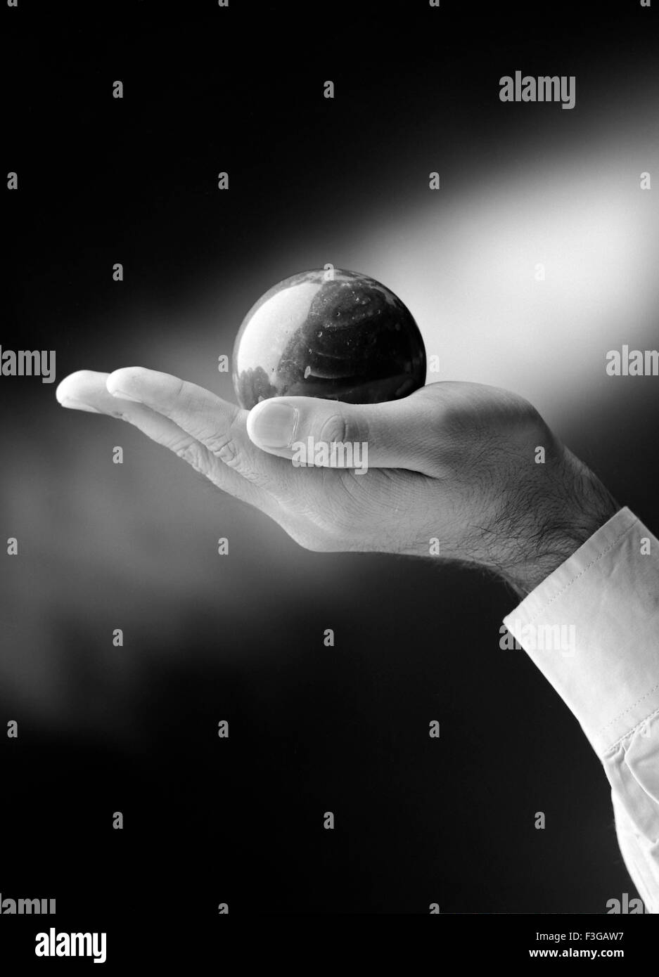 ball in hand Stock Photo Alamy