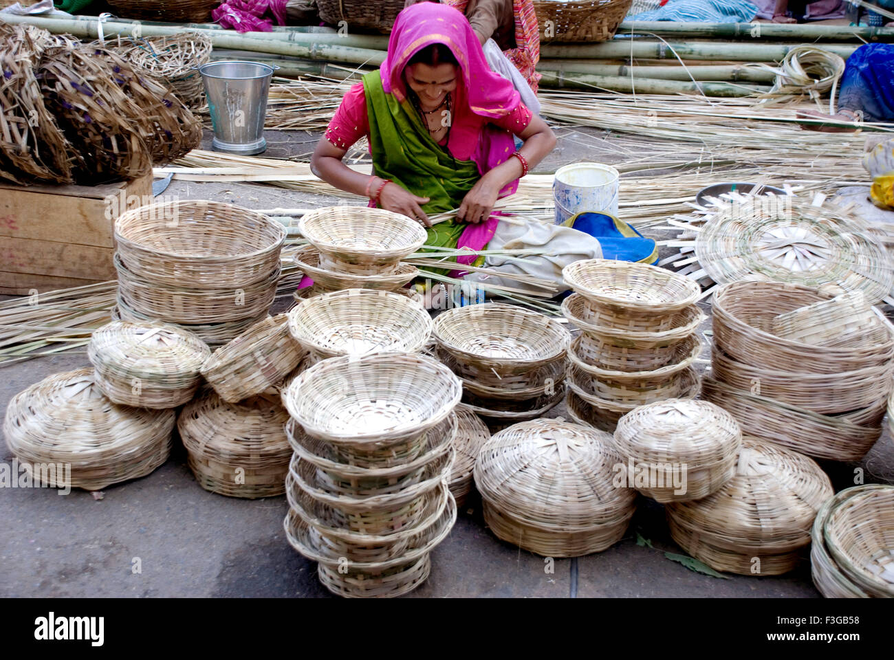 Bamboo Handicrafts Stock Photos & Bamboo Handicrafts Stock Images Alamy
