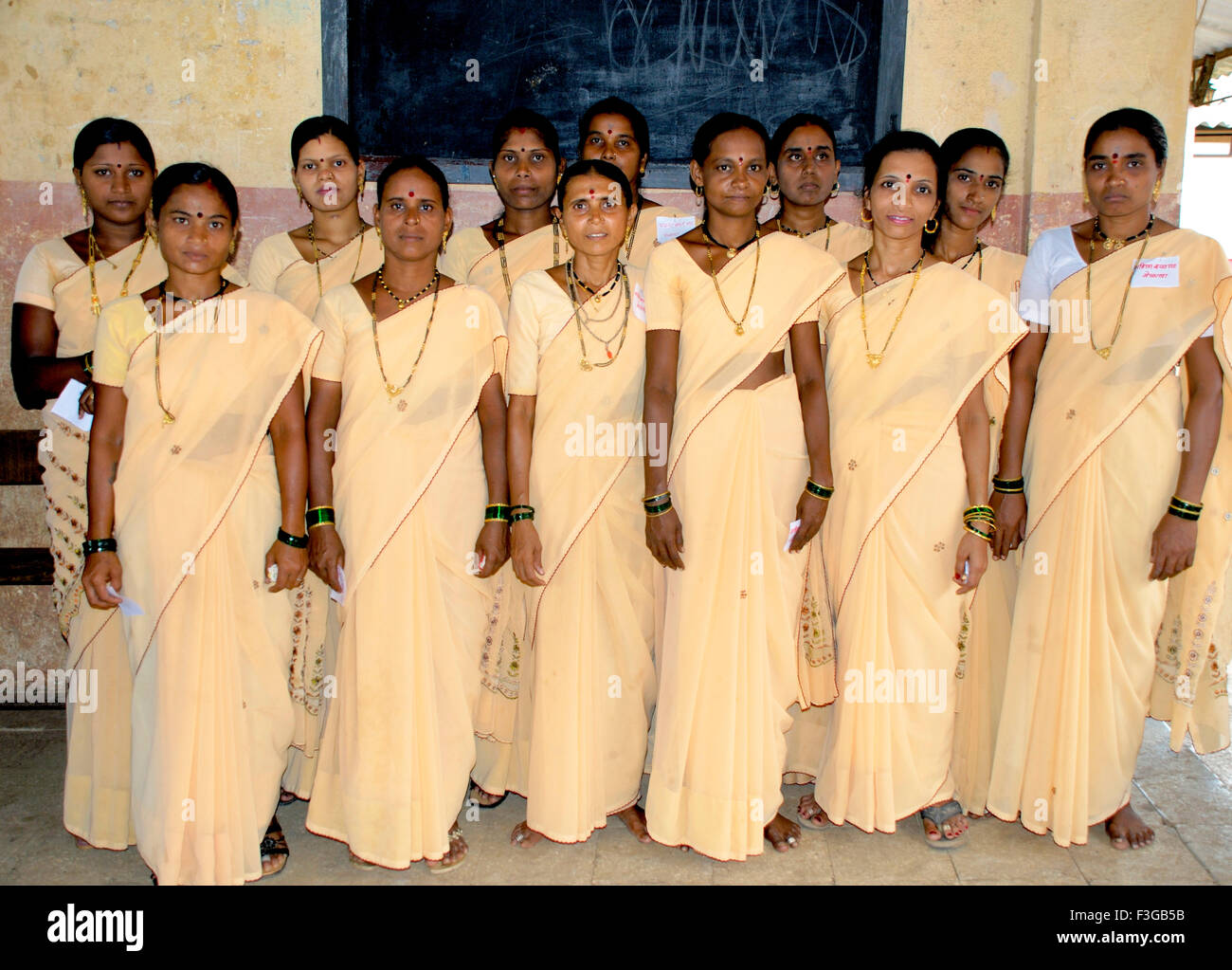 Self help group women at Taluka Panvel ; Maharashtra ; India Stock Photo