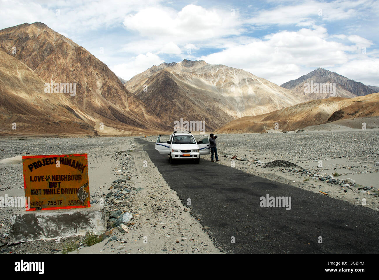 Nubra Valley at Leh ; Ladakh ; Jammu & Kashmir ; India Stock Photo - Alamy