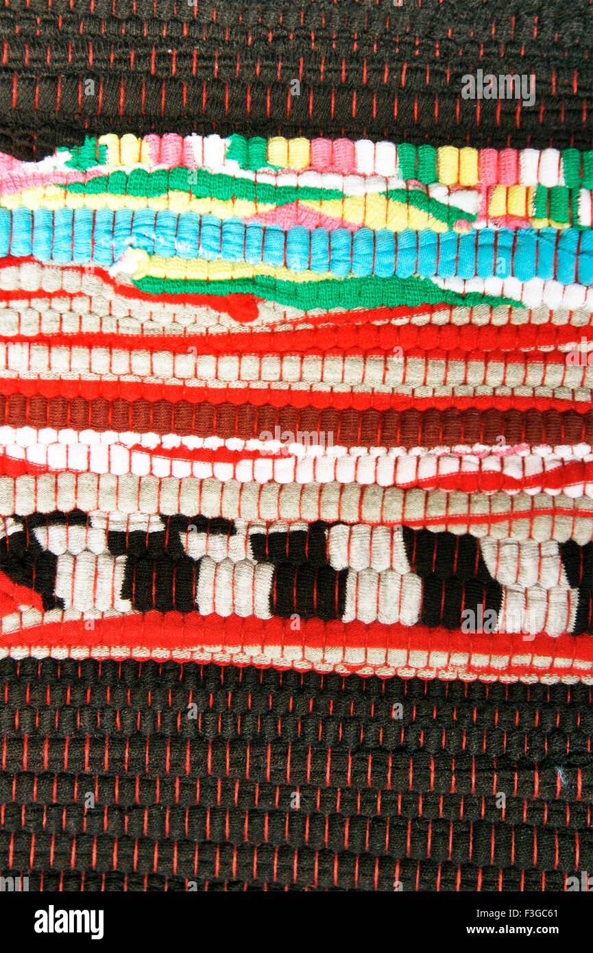 Hand woven carpet Stock Photo