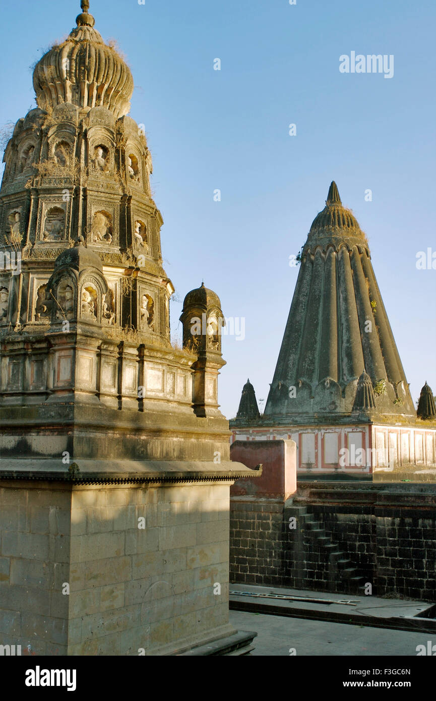 Dome of kashivishwanath and wai ganesh temple built in 1762 ; Wai ...