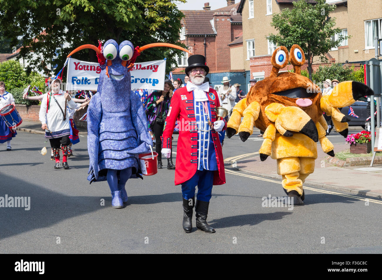 Morris Dancers at the annual Lobster Potty festival in Sheringham