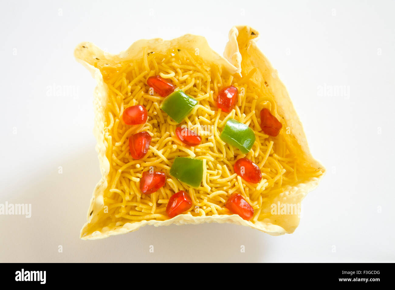 Indian Food Papad ; Poppadoms are Round Wafer thin Discs made of various Lentil or Cereal Flours