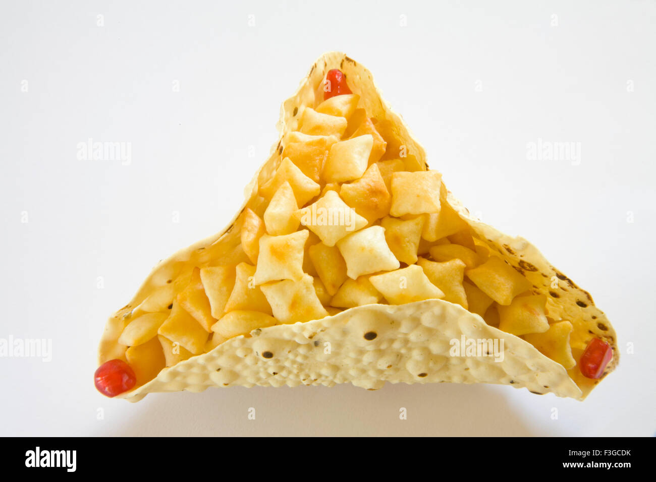 Indian Food Papad ; Poppadoms are Round Wafer thin Discs made of various Lentil or Cereal Flours