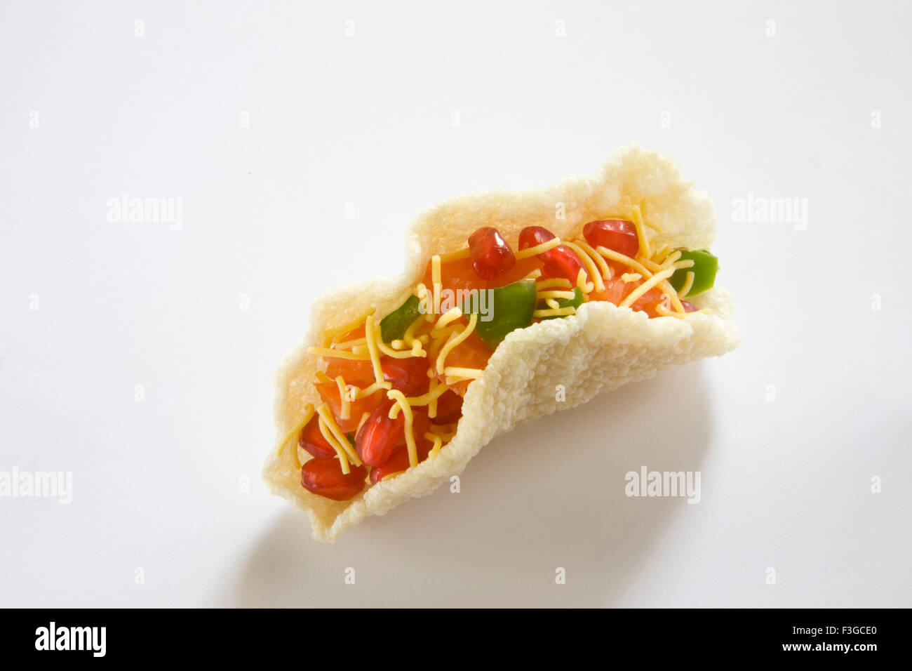 Indian Food Papad ; Poppadoms are Round Wafer thin Discs made of various Lentil or Cereal Flours