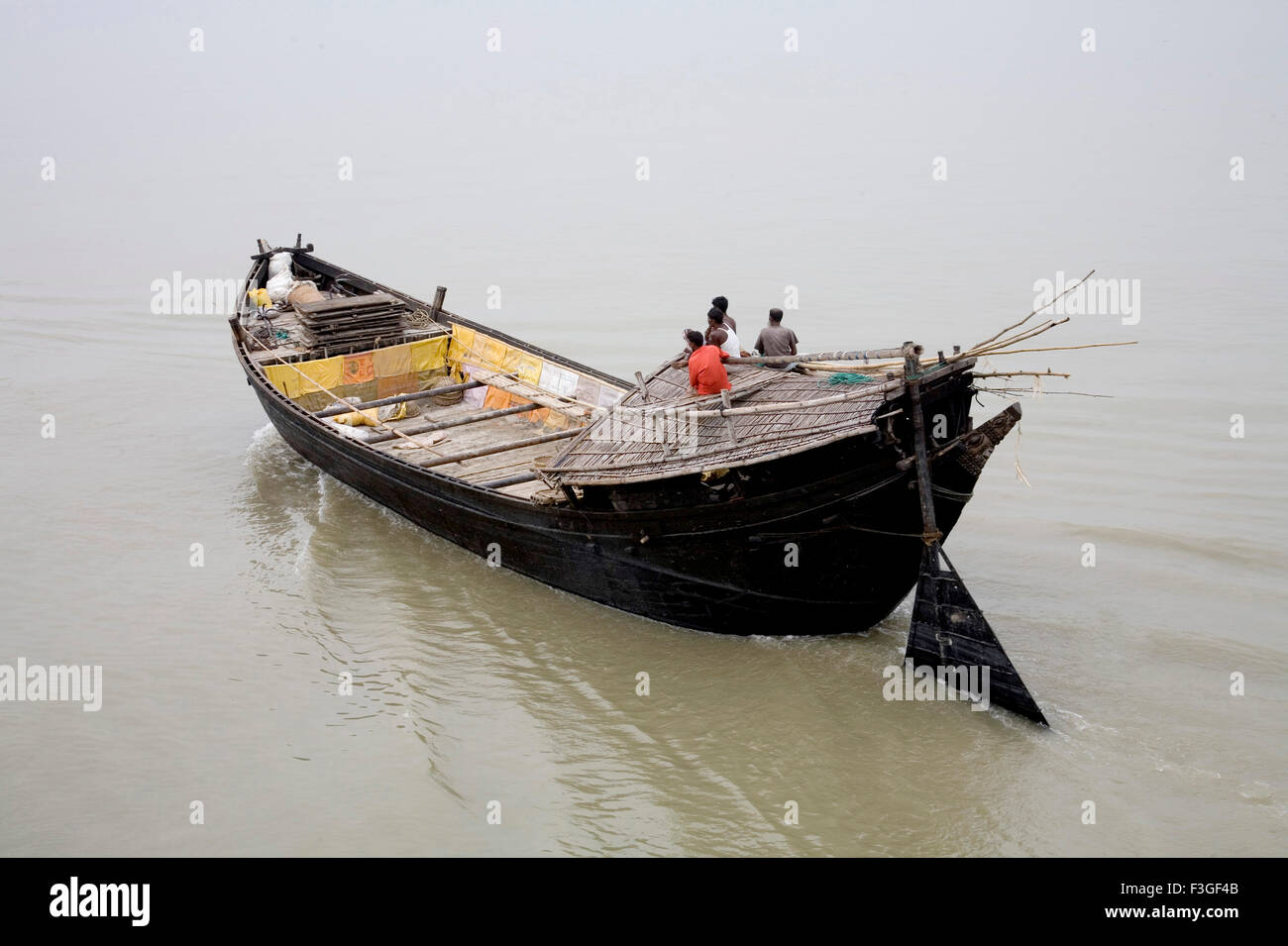 Boat, Padma River, Podda river, Dacca, Dhaka, Bangladesh, Asia Stock Photo