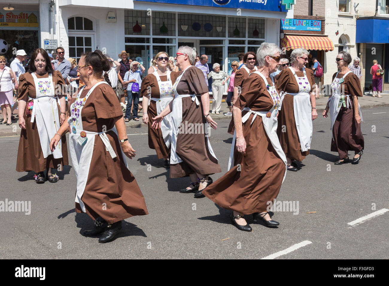 Morris Dancers at the annual Lobster Potty festival in Sheringham