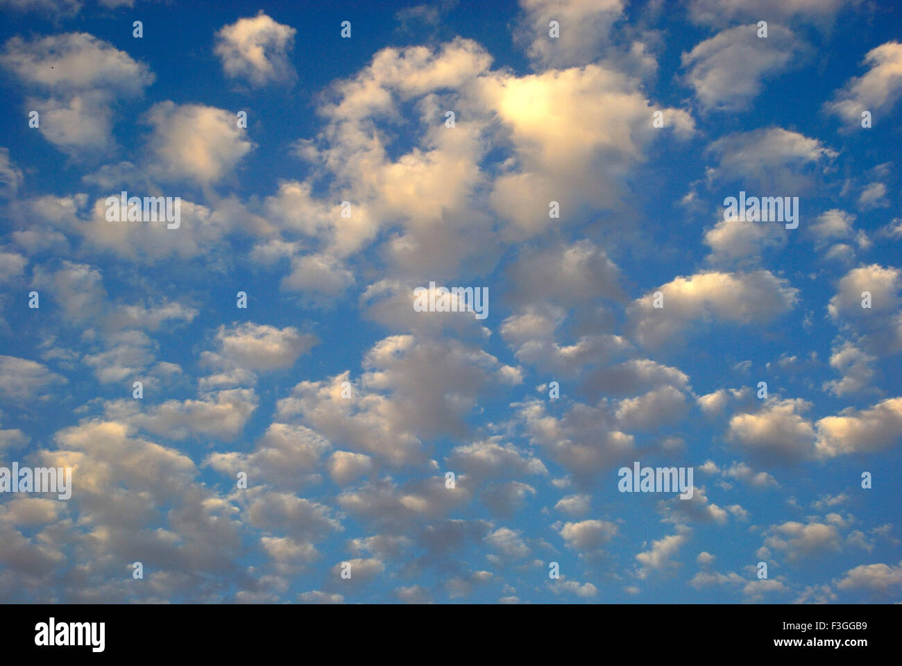 blue sky and white clouds Stock Photo