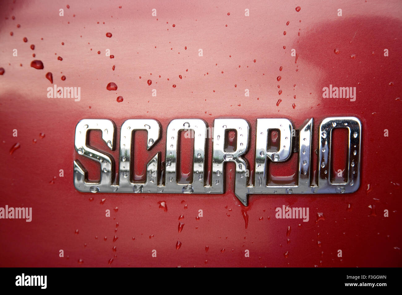 Scorpio Four Wheeler Vehicle Brand Bombay Mumbai Maharashtra India Stock Photo Alamy
