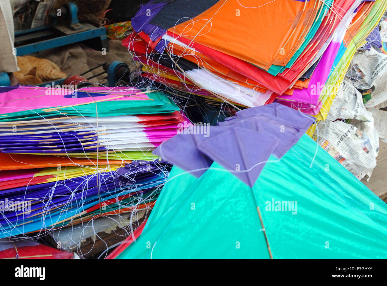 Kites ; Makara Sankranti festival ; Bombay now Mumbai ; Maharashtra