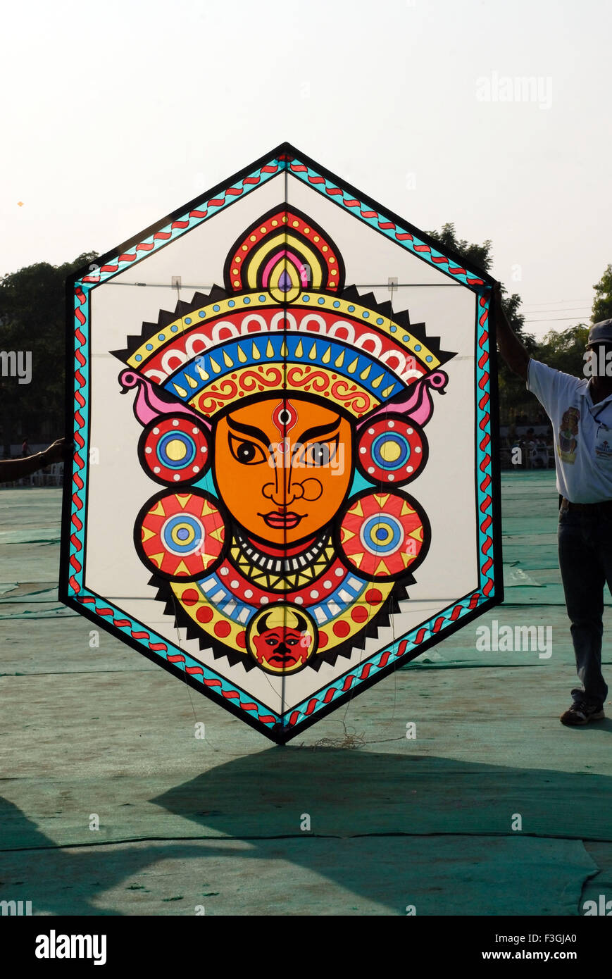 International kite festival at Surat ; Gujarat tourism ; India Stock