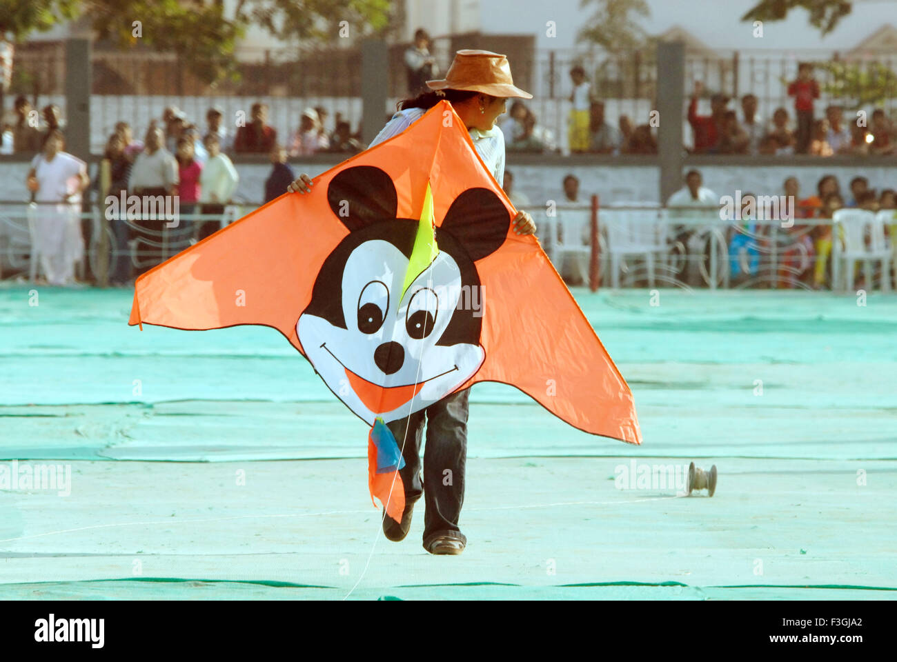 International kite festival at Surat ; Gujarat tourism ; India Stock