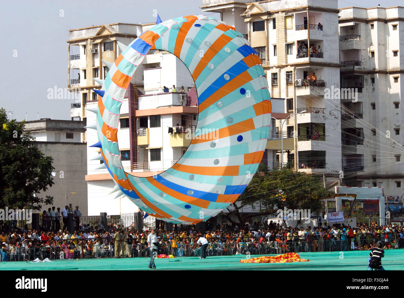 International kite festival at Surat ; Gujarat tourism ; India Stock