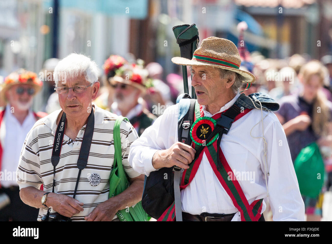 Morris Dancers at the annual Lobster Potty festival in Sheringham