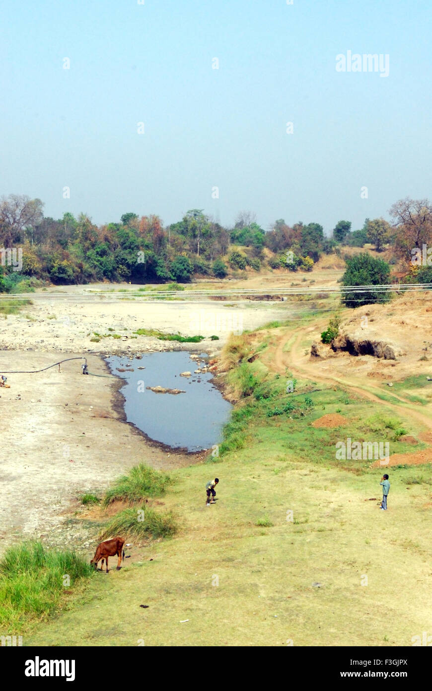 Dry river ; district Dang ; Gujarat ; India Stock Photo Alamy