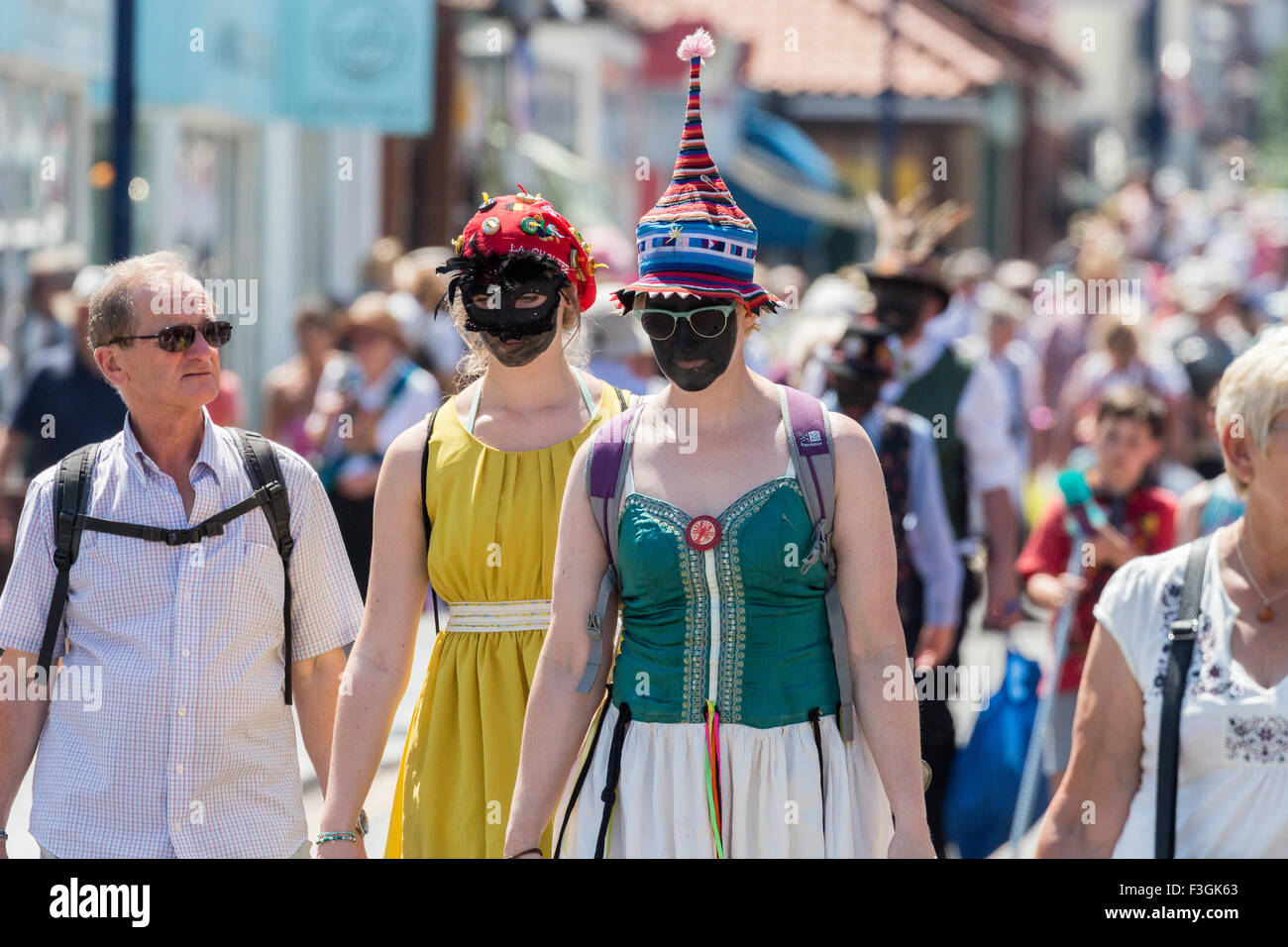 Molly Dancers at the annual Lobster Potty festival in Sheringham