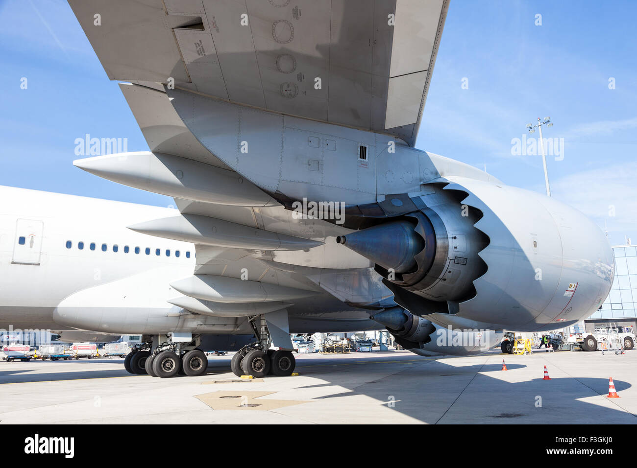Lufthansa Airlines Boeing 747 at the Frankfurt Airport Stock Photo - Alamy