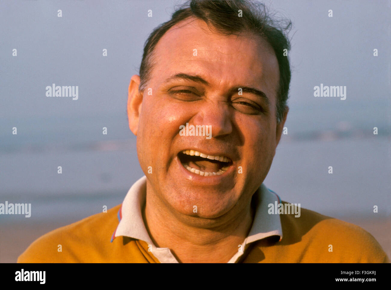 Dr. Madan Kataria ; founder of Laughter Yoga which has over 6000 Laughter Clubs in 60 countries ; Mumbai ; India ; Asia Stock Photo
