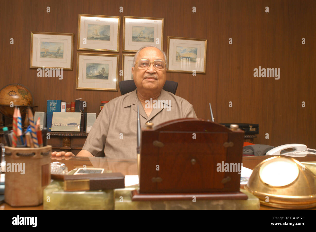 B M Khaitan Chairman of BM Khaitan group NO MR Stock Photo