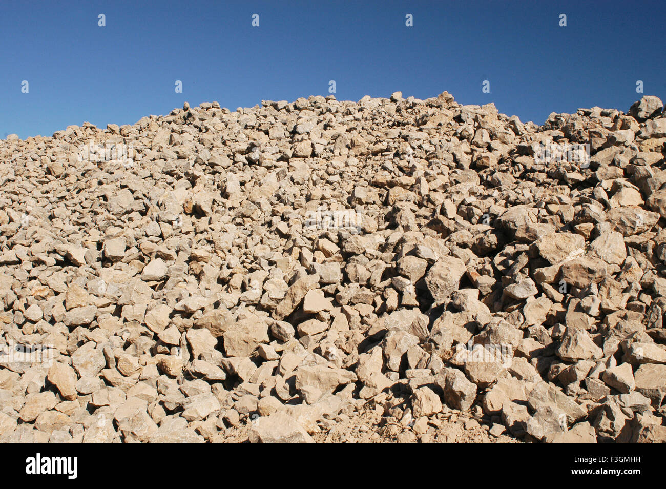 Limestone mine pile, Orissa, Odisha, India, Asia Stock Photo Alamy