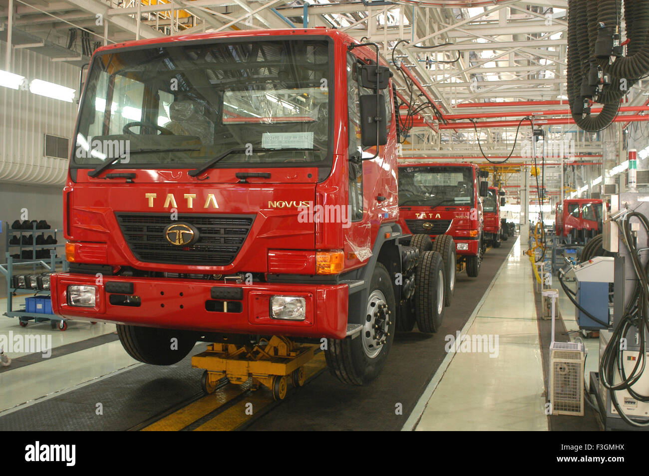 Tata Motors truck production facility at Jamshedpur ; Bihar ; India