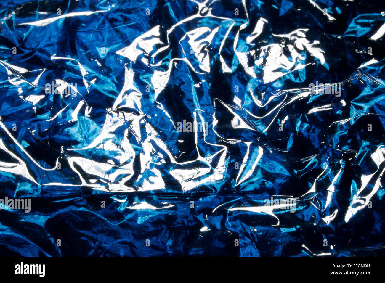 Abstract of blue cellophane paper Stock Photo 88263889 Alamy