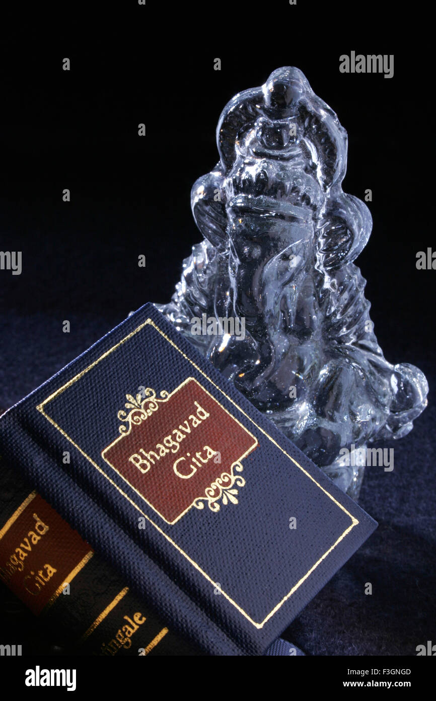 Indian sacred and epic book Bhagvad Gita in miniature form ; India ...
