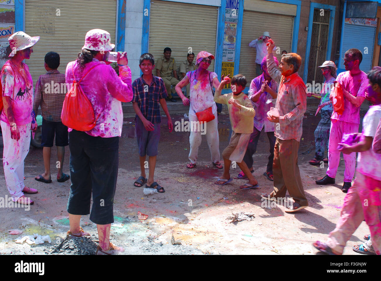 holi celebration in jodhpur