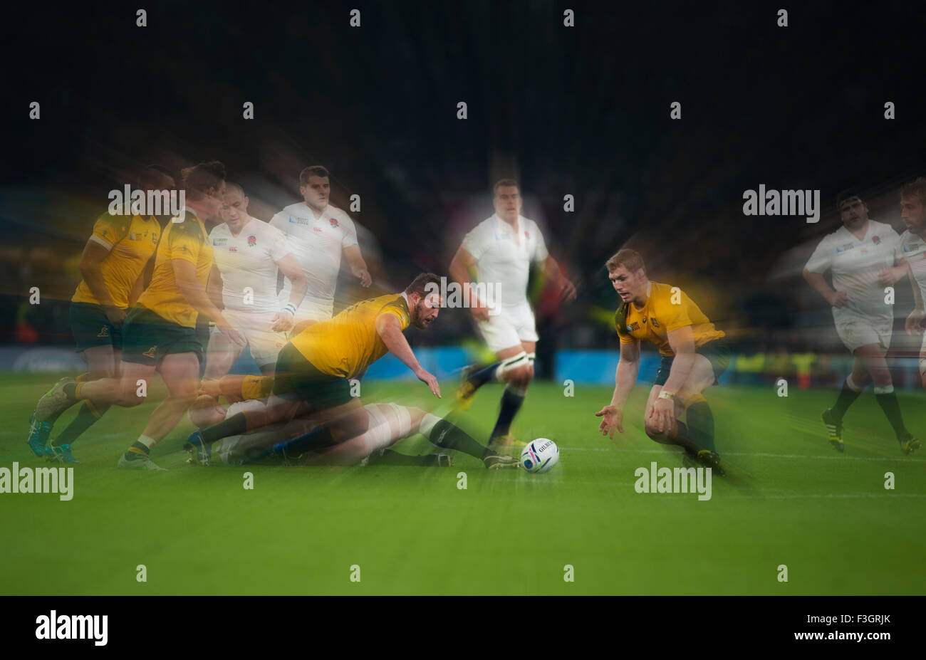 Twickenham Stadium, London, UK. 3rd October, 2015. England v Australia