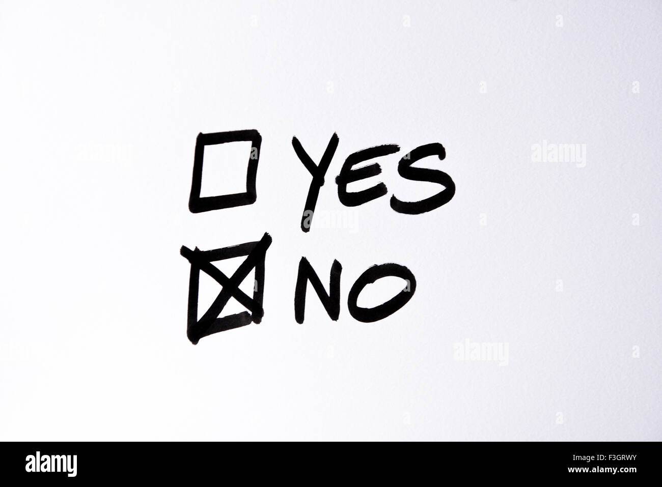 yes or no with a checked box underneath. choices box illustration that is  drawn in vector graphics. a simple hand-drawn drawing. 4682313 Vector Art  at Vecteezy