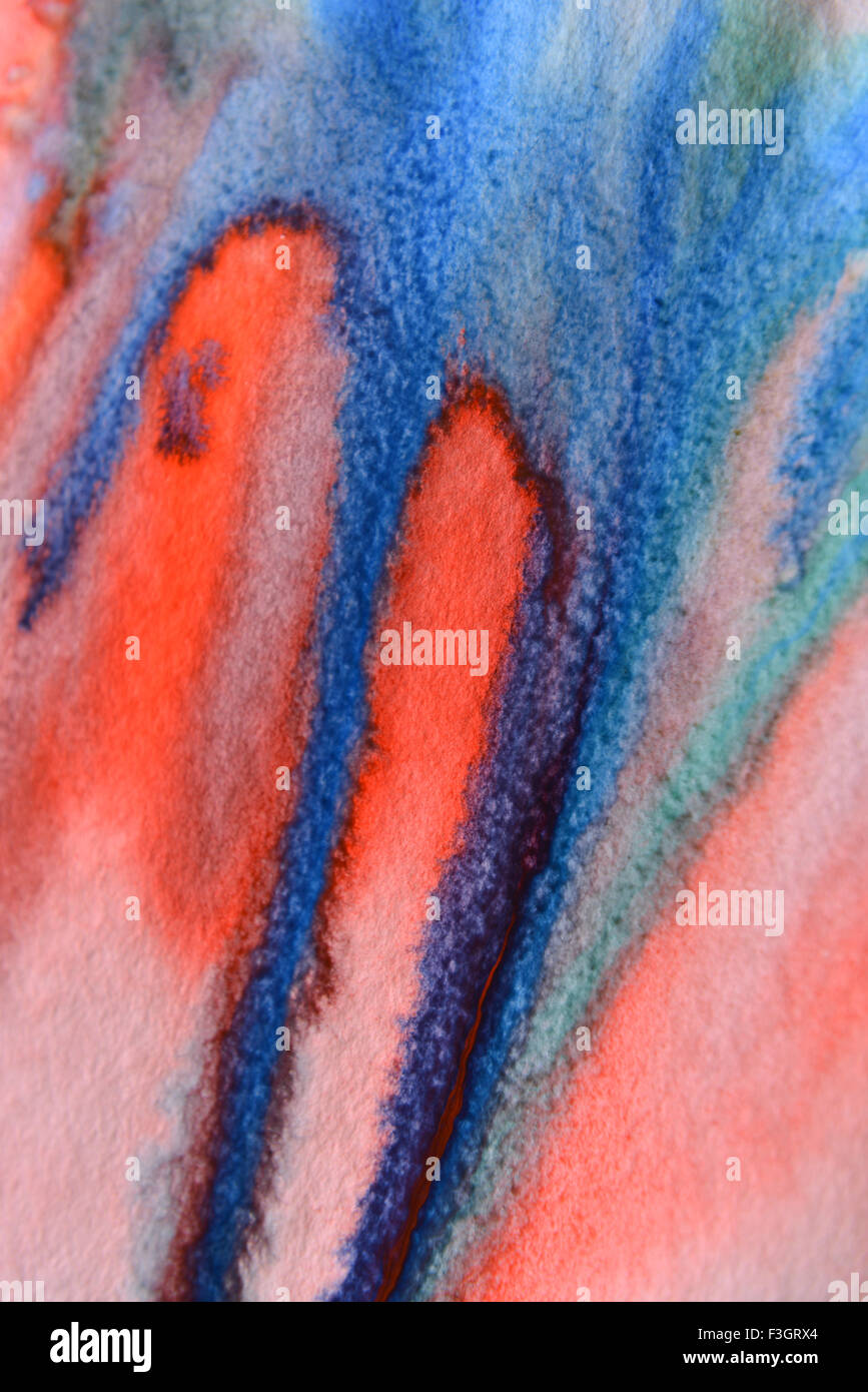 Dripping Ink on Paper Stock Photo Alamy