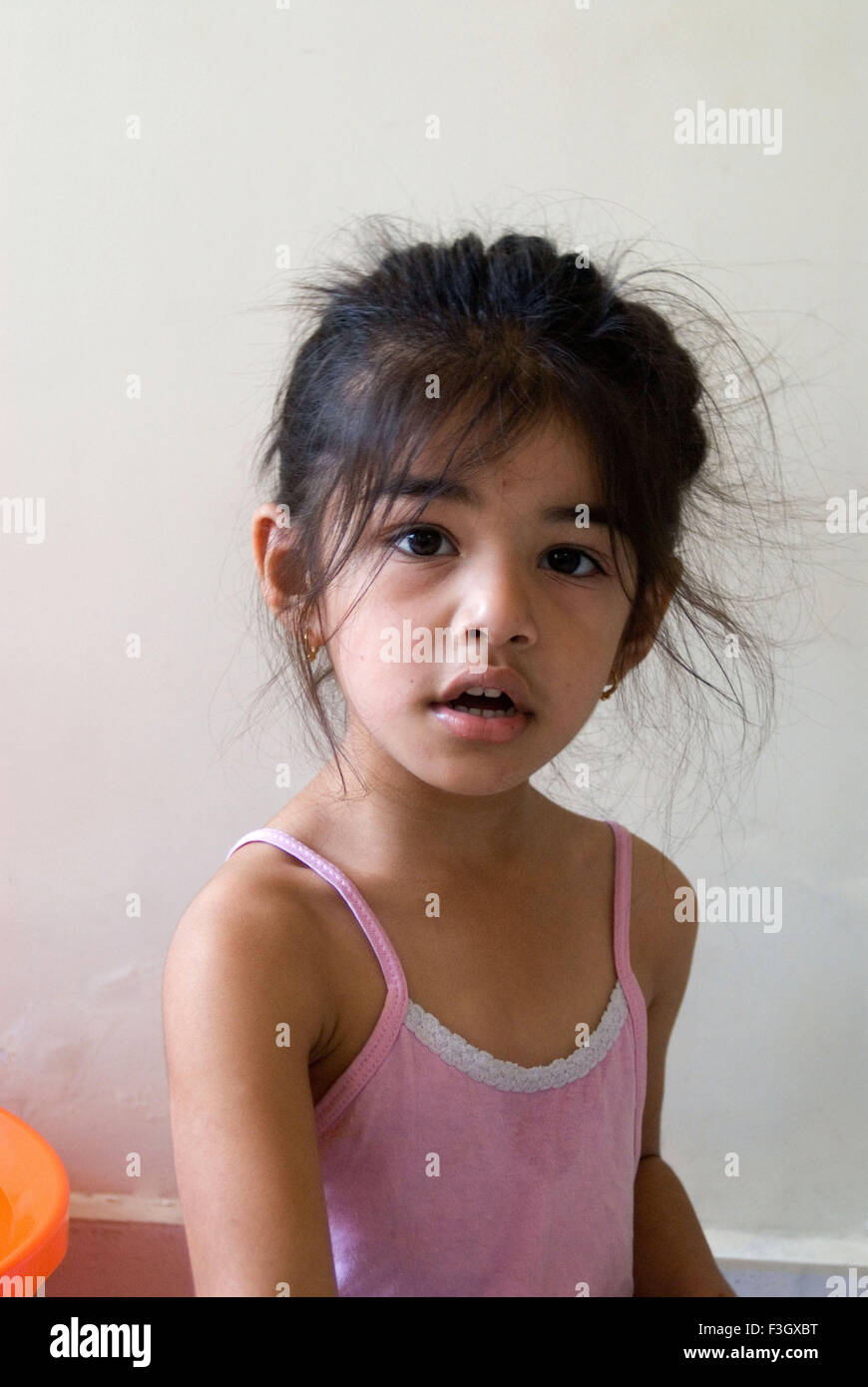 Portrait of four years old girl MR#556 Stock Photo