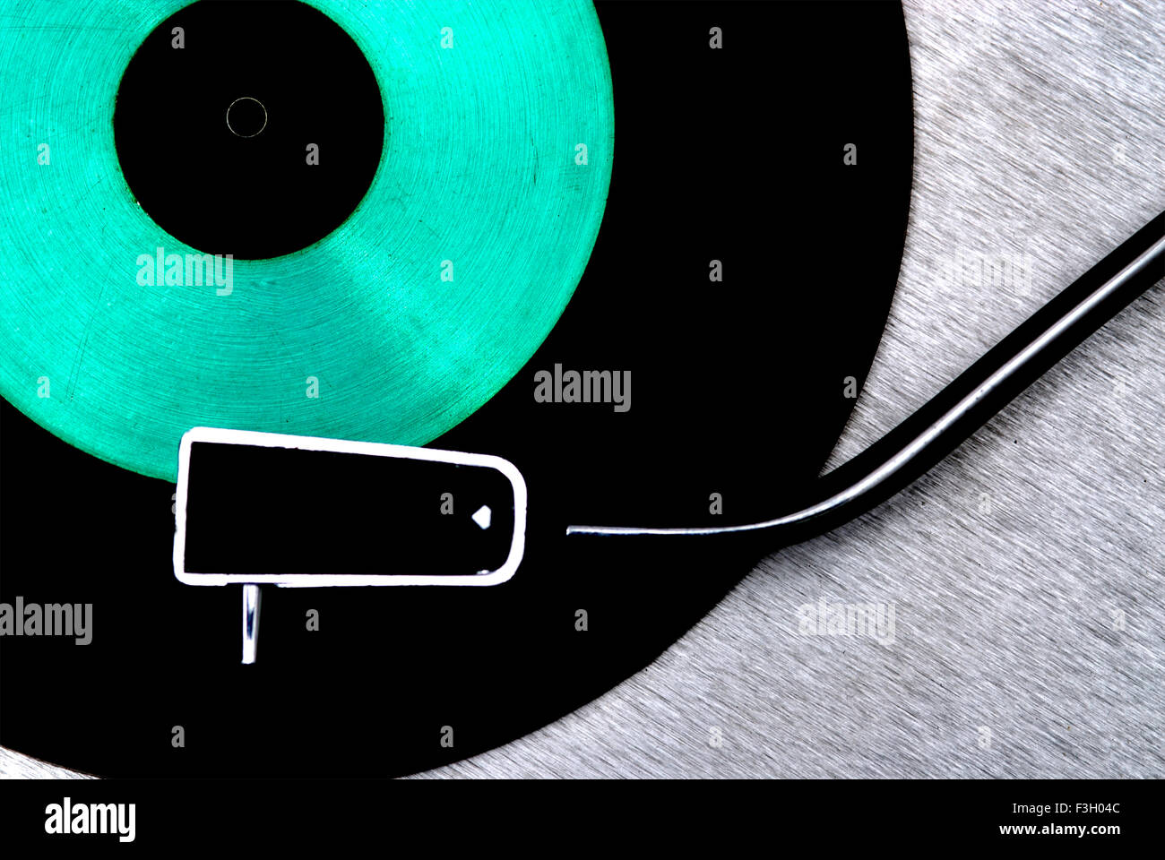 Vintage gramophone record player Stock Photo