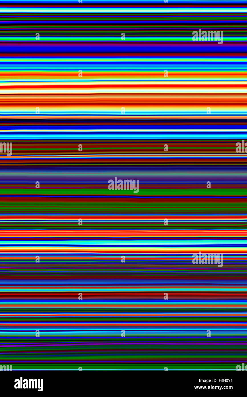 Modern fine art ; computer & digital photography magic and miracle of colourful line straight length of color bar Stock Photo