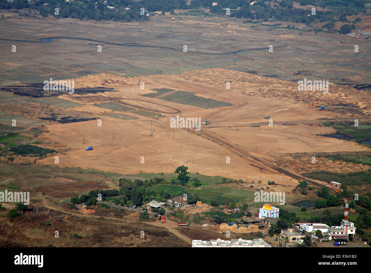Landscape prospect scenery ; Virar ; Bombay now Mumbai ; Maharashtra ; India Stock Photo
