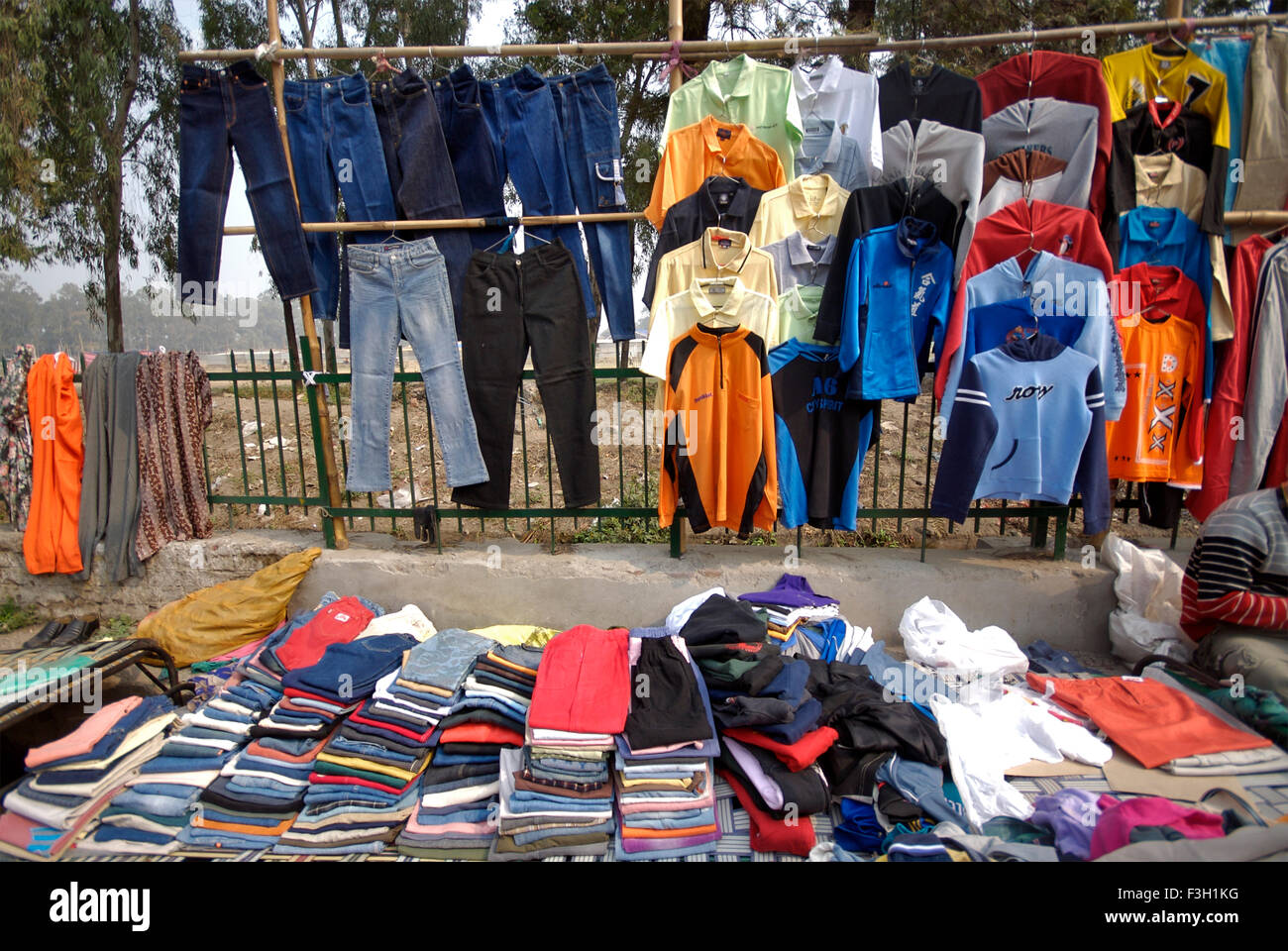 Roadside stall ; Dehradun ; Uttaranchal ; India Stock Photo
