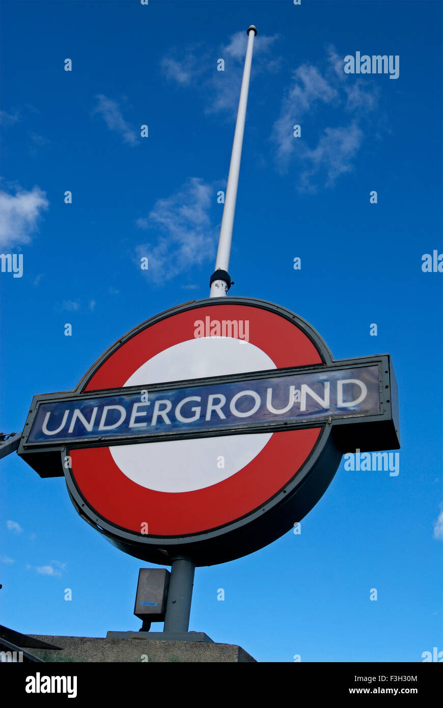 London Underground logo, London, England, United Kingdom, UK Stock Photo